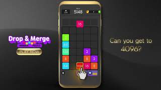 Drop & Merge Number Puzzle screenshot 2