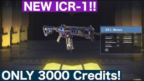 COD | *NEW* ICR-1 - Meteors Gameplay in Call of Duty Mobile!