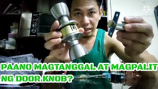 PAANO MAGTANGGAL AT MAGPALIT NG DOOR KNOB? | JS channel