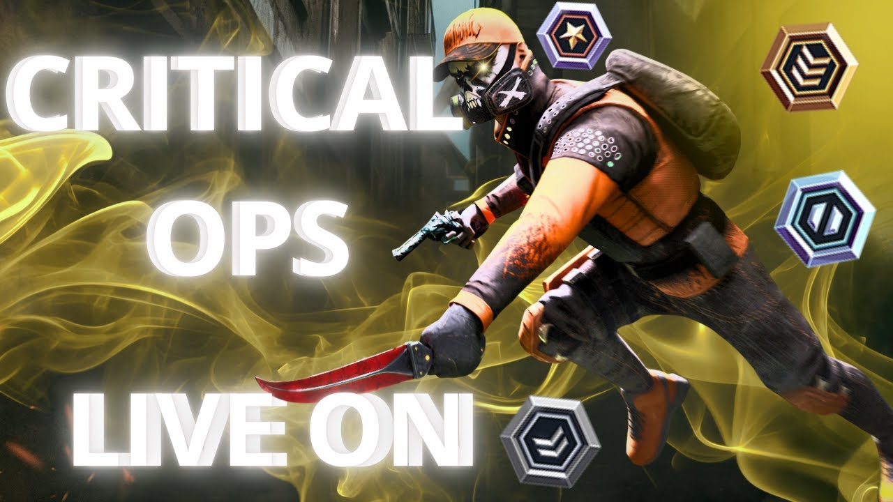 AO VIVO CRITICAL OPS RANKED, DO FERRO AO MESTRE! LIVE ON!