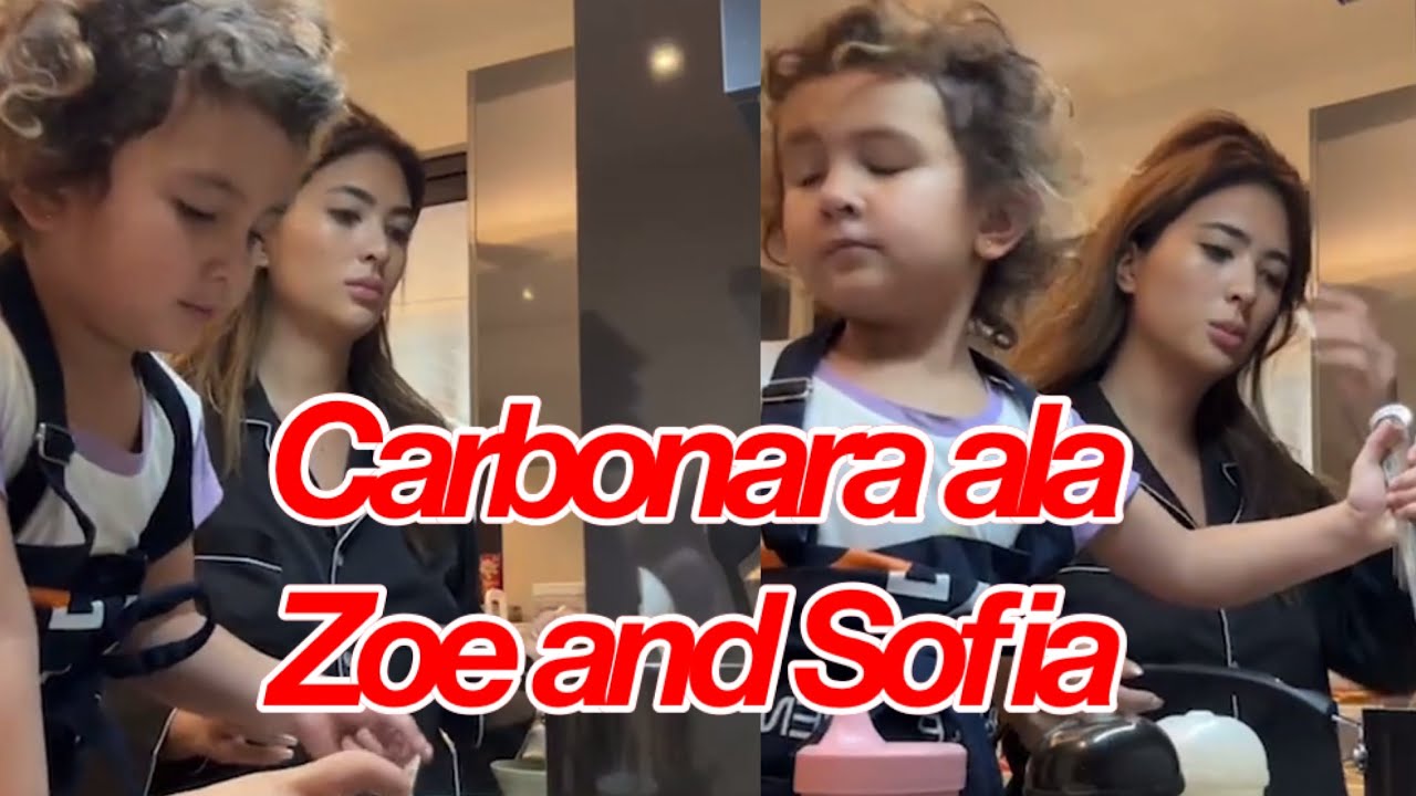 IG LIVE NI SOFIA ANDRES HABANG NALULUTO SA KANILANG KITCHEN!