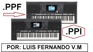 convert .PPF to .PPI (Convertir .PPF a .PPI) chords