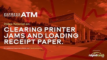 Canco Express ATM - Clearing Paper Jams