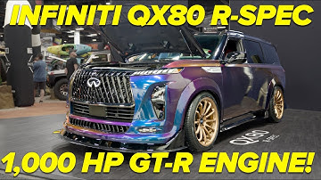 We Found the 1000 HP QX80 R-Spec With a GT-R Engine at SEMA 2025