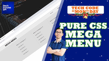 Pure CSS Mega Menu