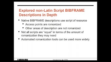 20200212 BIBFRAME Progress at the Library of Congress