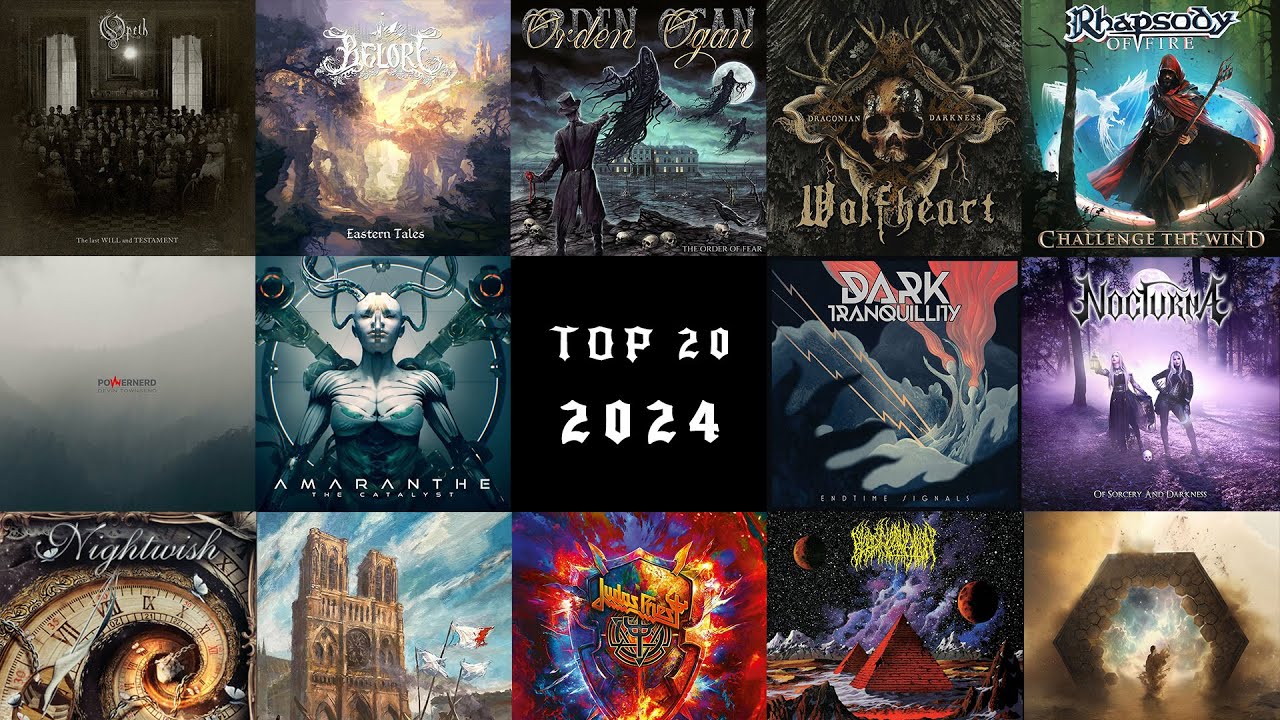 TOP 20 ALBUMS METAL 2024 - YouTube
