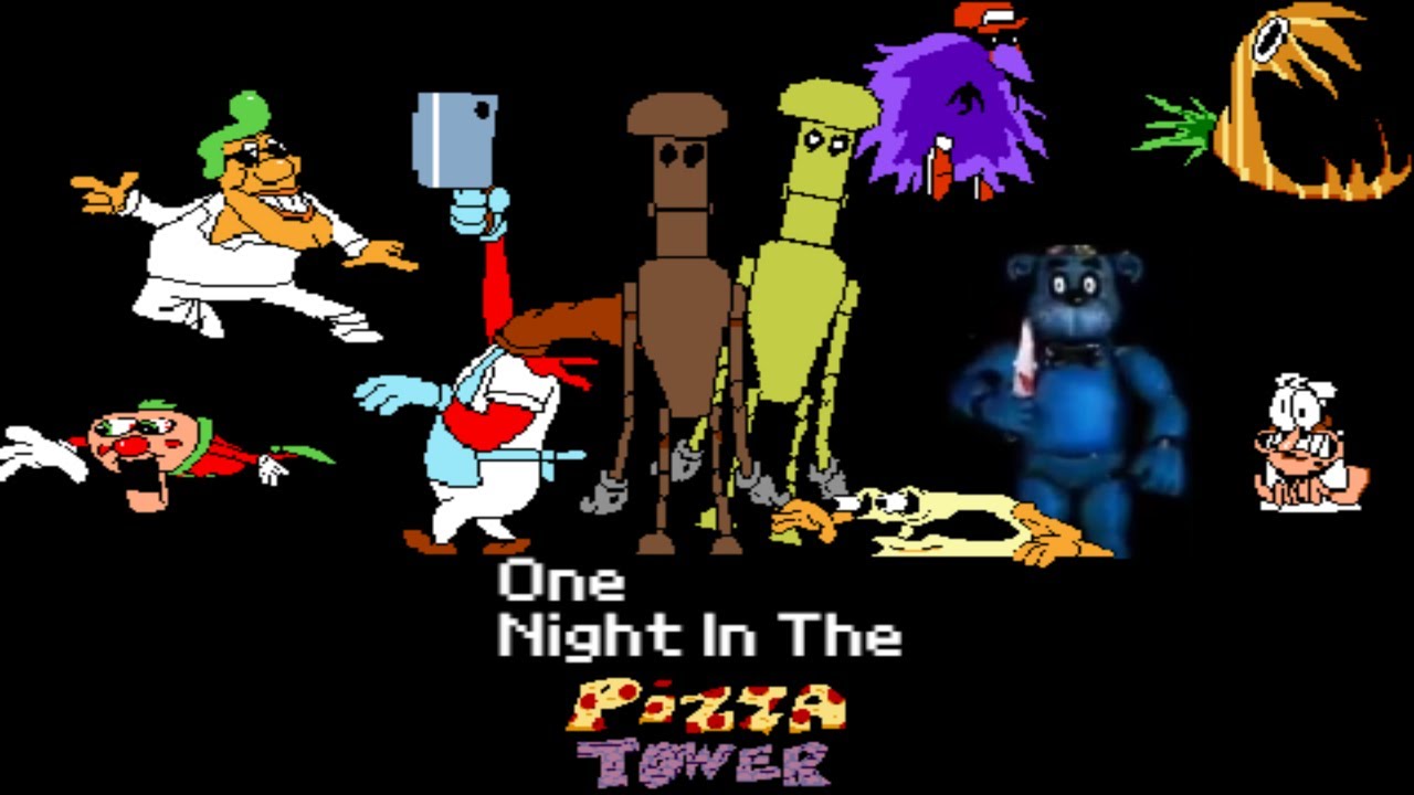 Pizza Tower Title Screen Easter Egg (JUMPSCARE) 