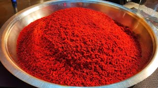 वर्षभर टिकणारी मिरची पावडर ll लाल तिखट ll Homemade Red Chilli Powder ll Recipe in Marathi