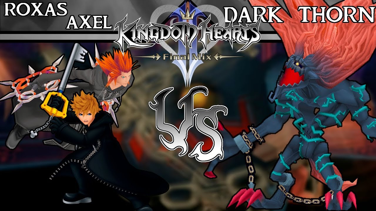 [KH2FM] Roxas and Axel vs Shadow Stalker/Dark Thorn (358/2 Days Style ...
