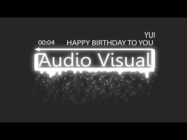 Happy Birthday to you youYUI