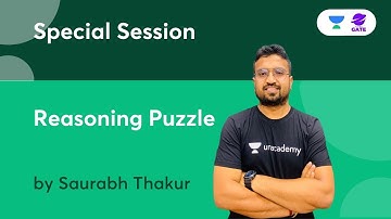 Reasoning I Puzzle | General Aptitude | By Saurabh Thakur