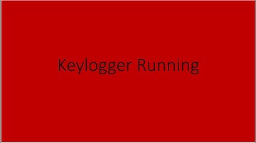 Demo of Keylogger On Computer Startup