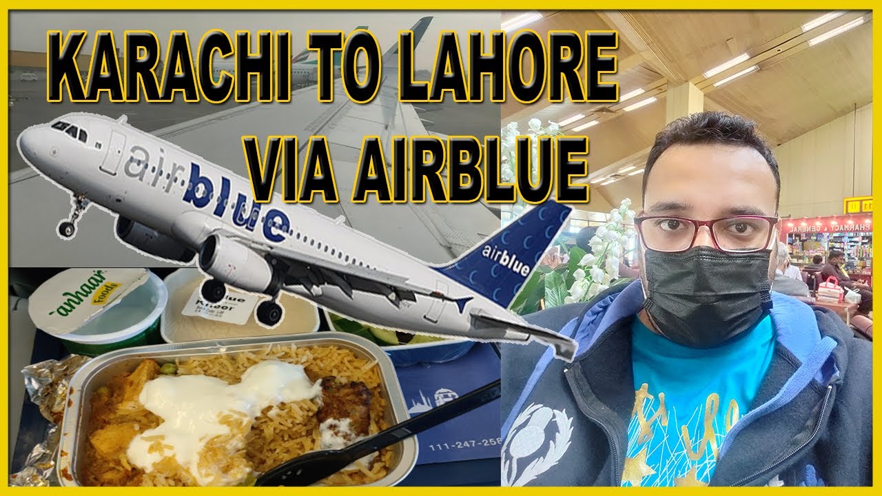 Karachi To Lahore Via Airblue Airline 2021 Flight Travelog
