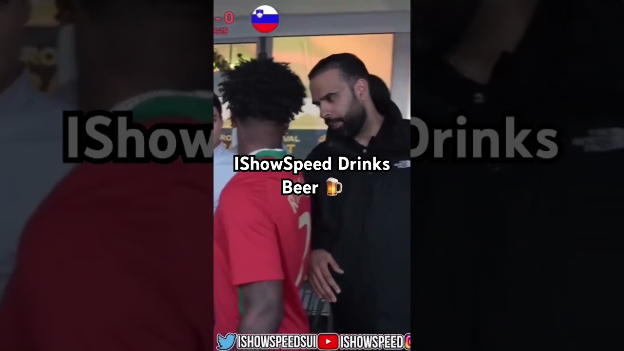 IShowSpeed Drinks Beer 