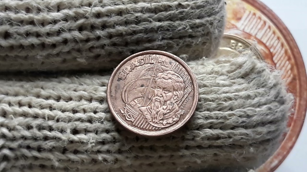 Moeda de 1 centavo duplo Brasil valor catalogado