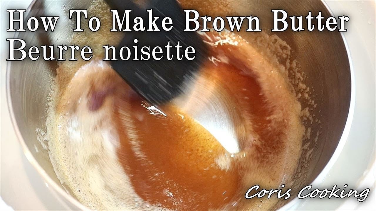 How To Make Brown Butter (beurre noisette)｜Coris cooking 