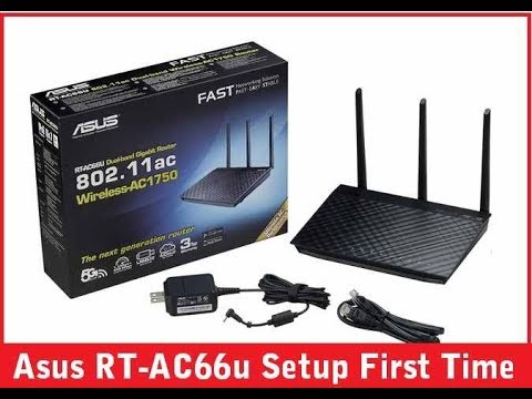 asus rt ac66u dual band wifi router setup first time