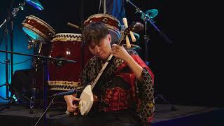 荒海の月 ／ 刃-J.I.N- 【津軽三味線 尺八 和太鼓】 - YouTube