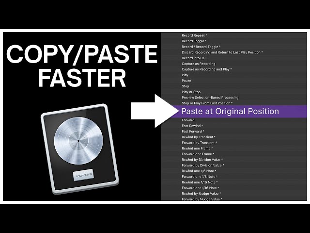 How to Copy/Paste FASTER in Logic Pro X #Shorts #YouTubeShorts class=