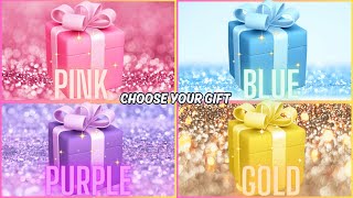 Chouse your gift4 gift box challenge #wouldyourather  #chooseyourgift #pickonekickone #4giftbox