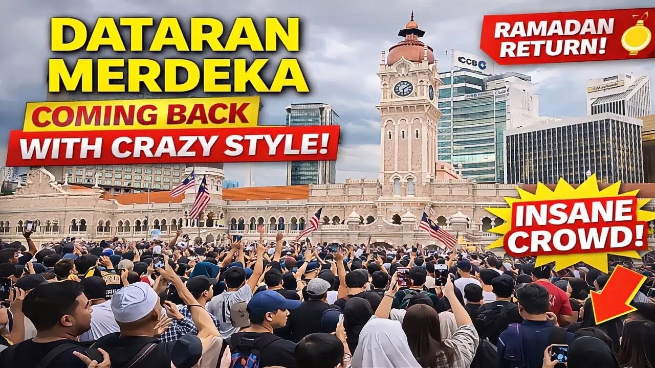 Dataran Merdeka 🇲🇾 Coming Back More Crazy And Modern Style | Walking Tour 2026😱🔥♥️