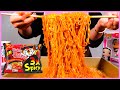 NEW!! 3X NUCLEAR FIRE NOODLES CHALLENGE!! l MUKBANG