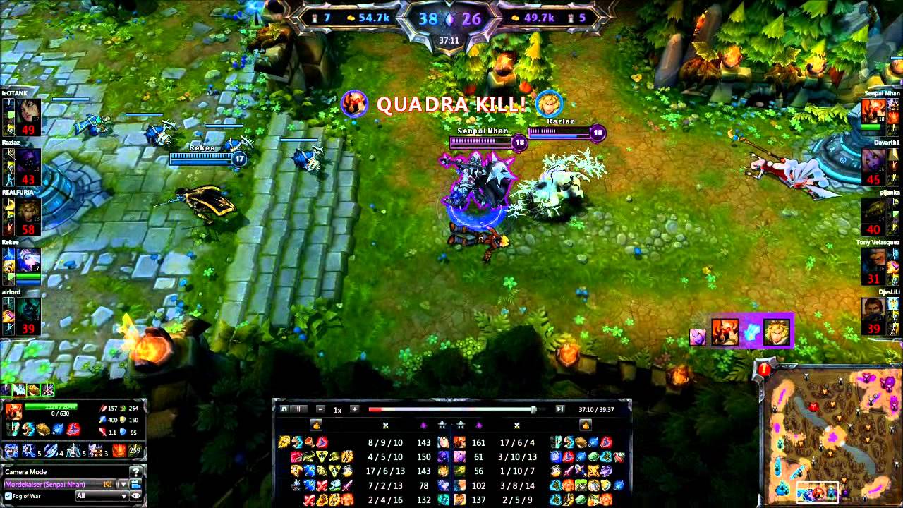 LoL - AP Mordekaiser Pentakill (feat. 2 close pentakills)