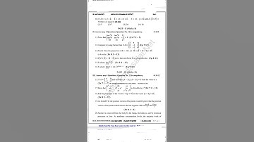 TN 11th standard maths second midterm exam model question paper 2024