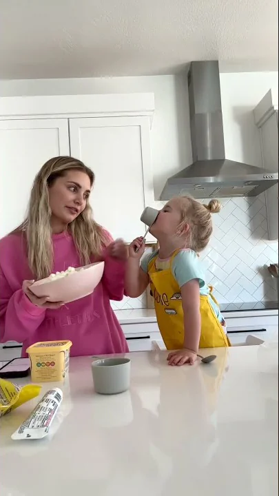 attempting to make treats with my toddler