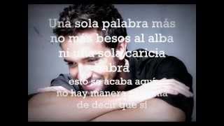 Perdóname -Pablo alborán y Carminho (letra) chords