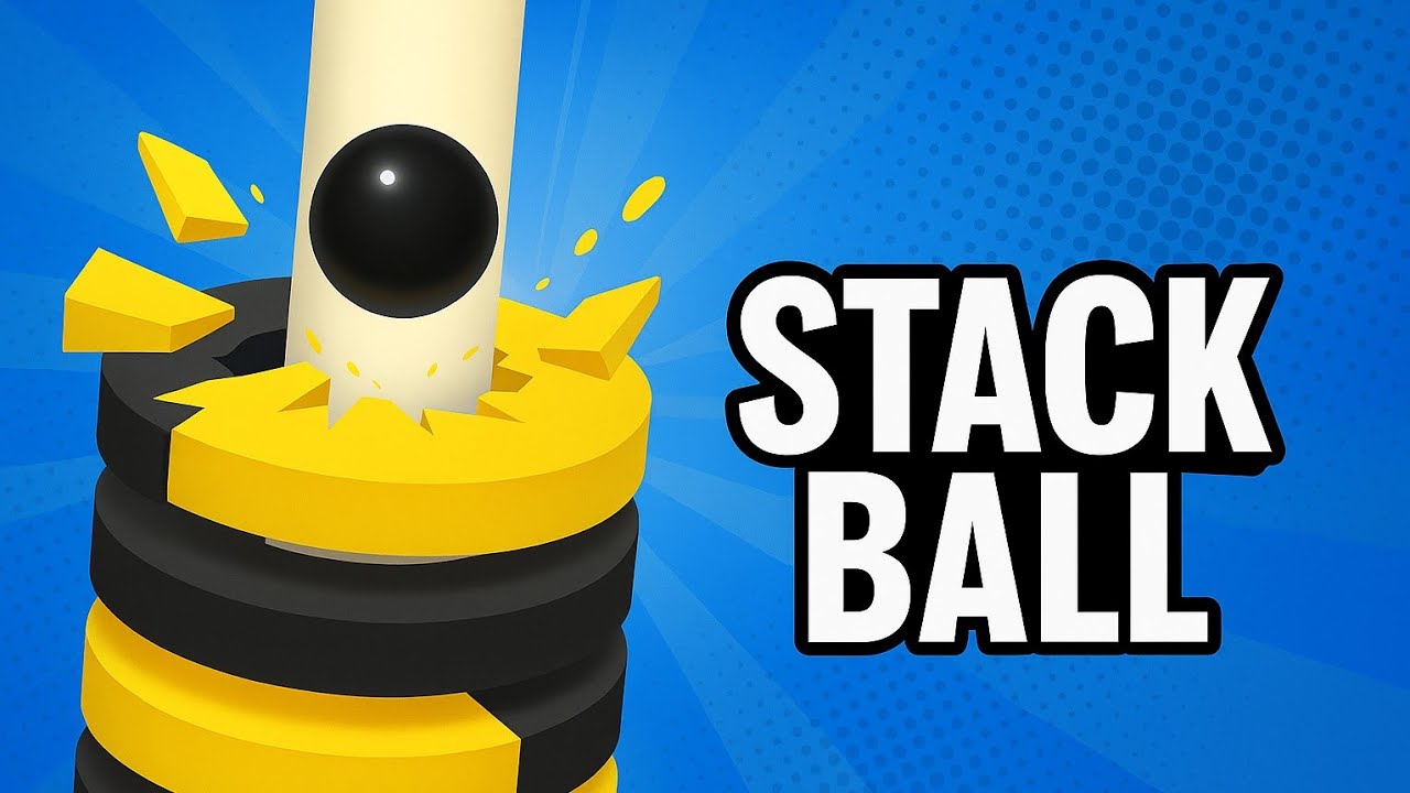 the craziest stack ball gameplay shadow |stack ball 3d gameplay - YouTube