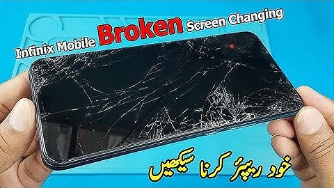 Infinix broken screen change tutorial | Infinix cracked screen repair | Infinix screen replacement