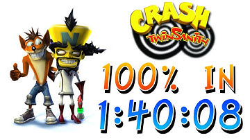 Crash Twinsanity 100% Speedrun in 1:40:08