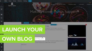 How to launch your own blog with Webador