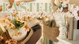 EASTER DECORATE WITH ME 2023 | DECORATING FOR EASTER | Easter \& Spring Decor Ideas!