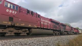Canadian Pacific freight train heading West out of Chicago 8957 8792 5047 October 4th 2021