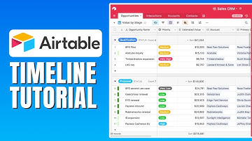Airtable timeline view - How to use airtable timeline For Beginners
