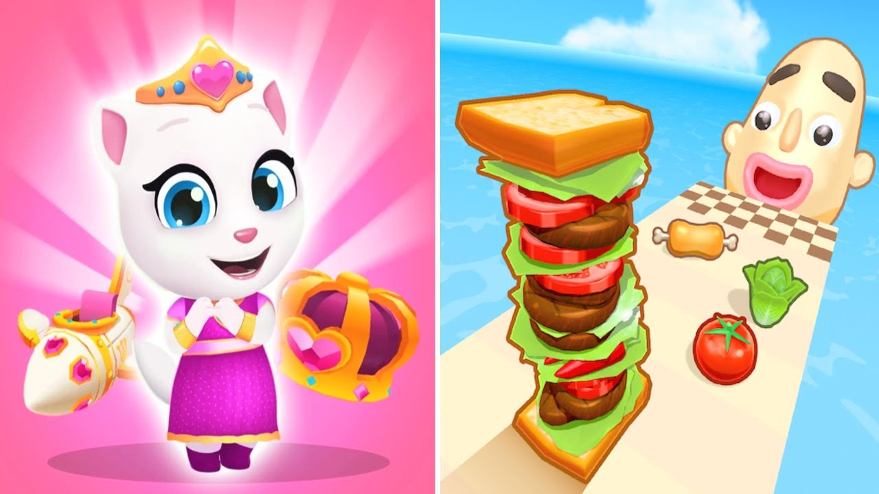 Talking Angela & Sandwich Runner – High Score Challenge#38