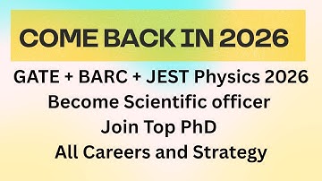 Comeback in 2026 | BARC, Gate and Jest 2026 | Career option and full strategy