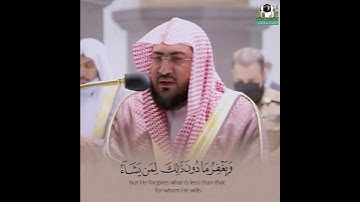 { إن الله لا يغفر ان يشرك به ...} القارئ || بندر بليلة 🍃