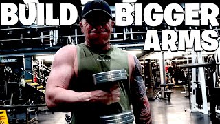 ARNOLD SCHWARZENEGGER OLD SCHOOL BODYBUILDING BICEP WORKOUT