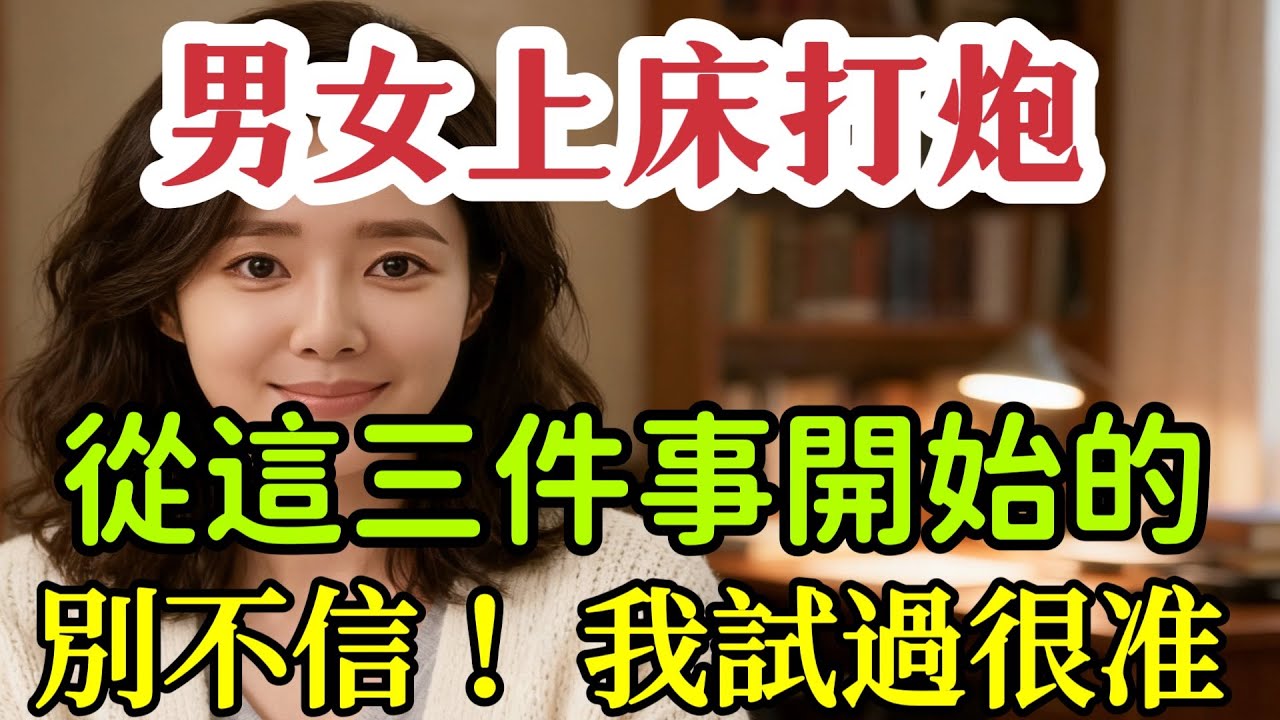 男女兩個人發生關系，大多是從以下3件事開始的，別不信很准的，我试过##情感 #中外夫妻 #分享 #大熱門 #happy婚 #熱門 #前妻 #夫妻