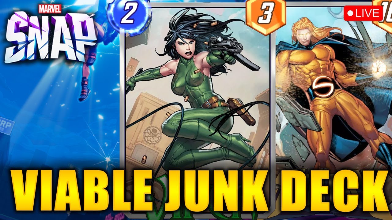 LIVE - RANK 107 - JUNK VIPER SENTRY DEBRIS - MARVEL Snap - YouTube