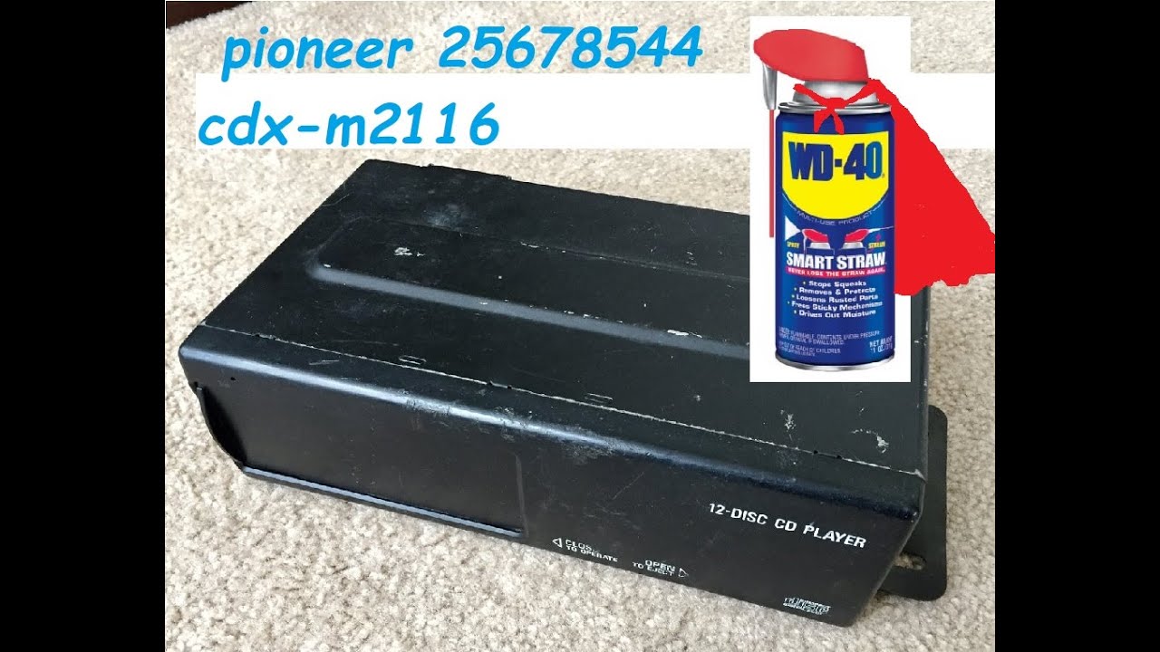 1999 pioneer 25678544 cdx-m2116 12 CD changer - YouTube