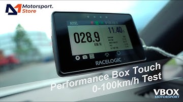 PerformanceBox Touch Acceleration 0-100km/h test - New Construction, Touch Screen and Functions