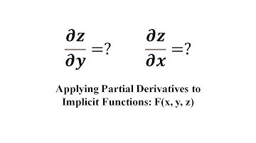 Partial Derivative(s) of Implicit Functions