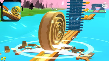Spiral Roll Gameplay | All Levels Android/iOS #7