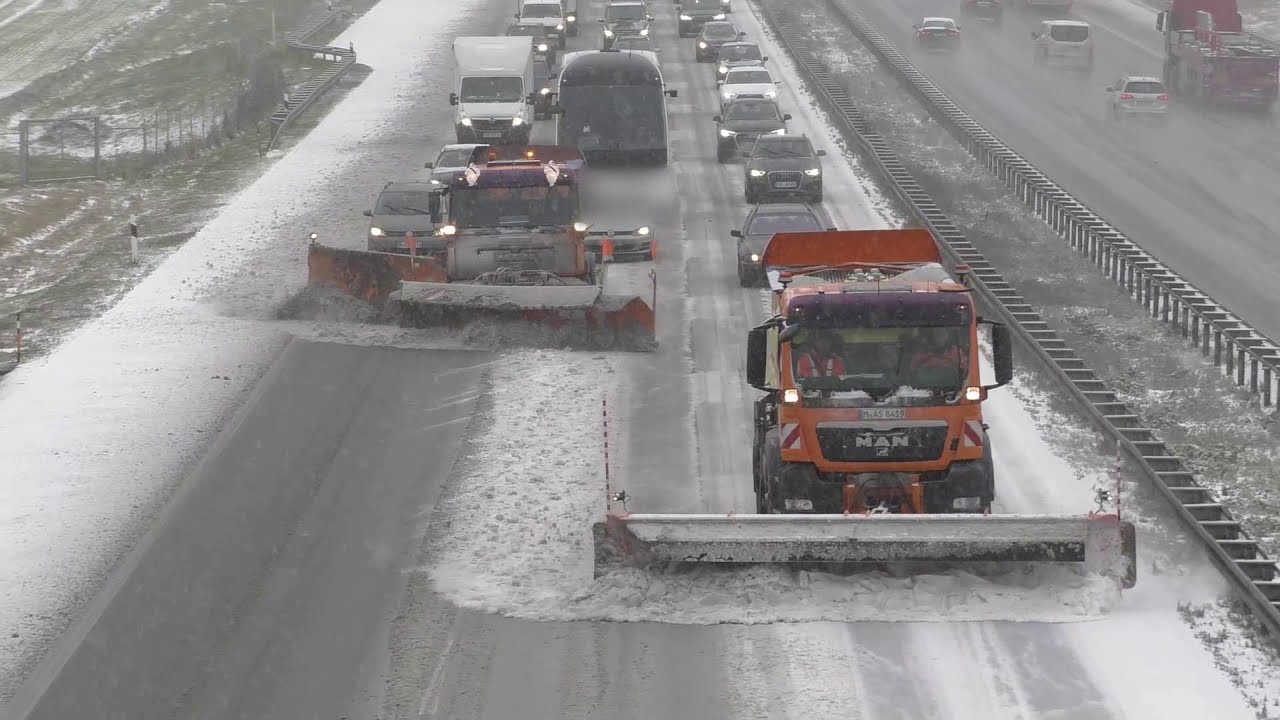 Winterdienst Autobahn A9