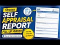SAR // How To Fill Out The SAR (Self Appraisal Report) Form ?